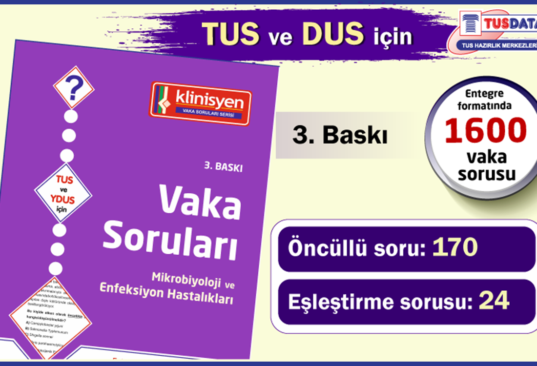 TUS ve DUS İçin Klinisyen Vaka Soruları 3. Baskı !