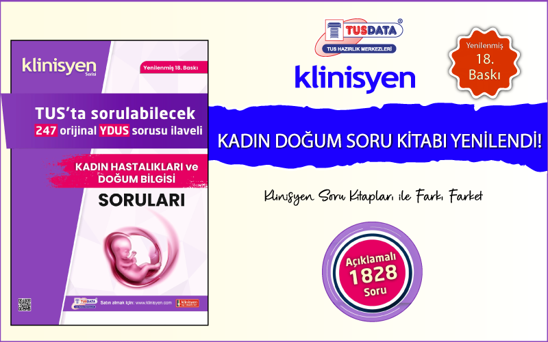 Klinisyen Kadın Doğum Soru Kitabı Yenilendi! (18. Baskı)