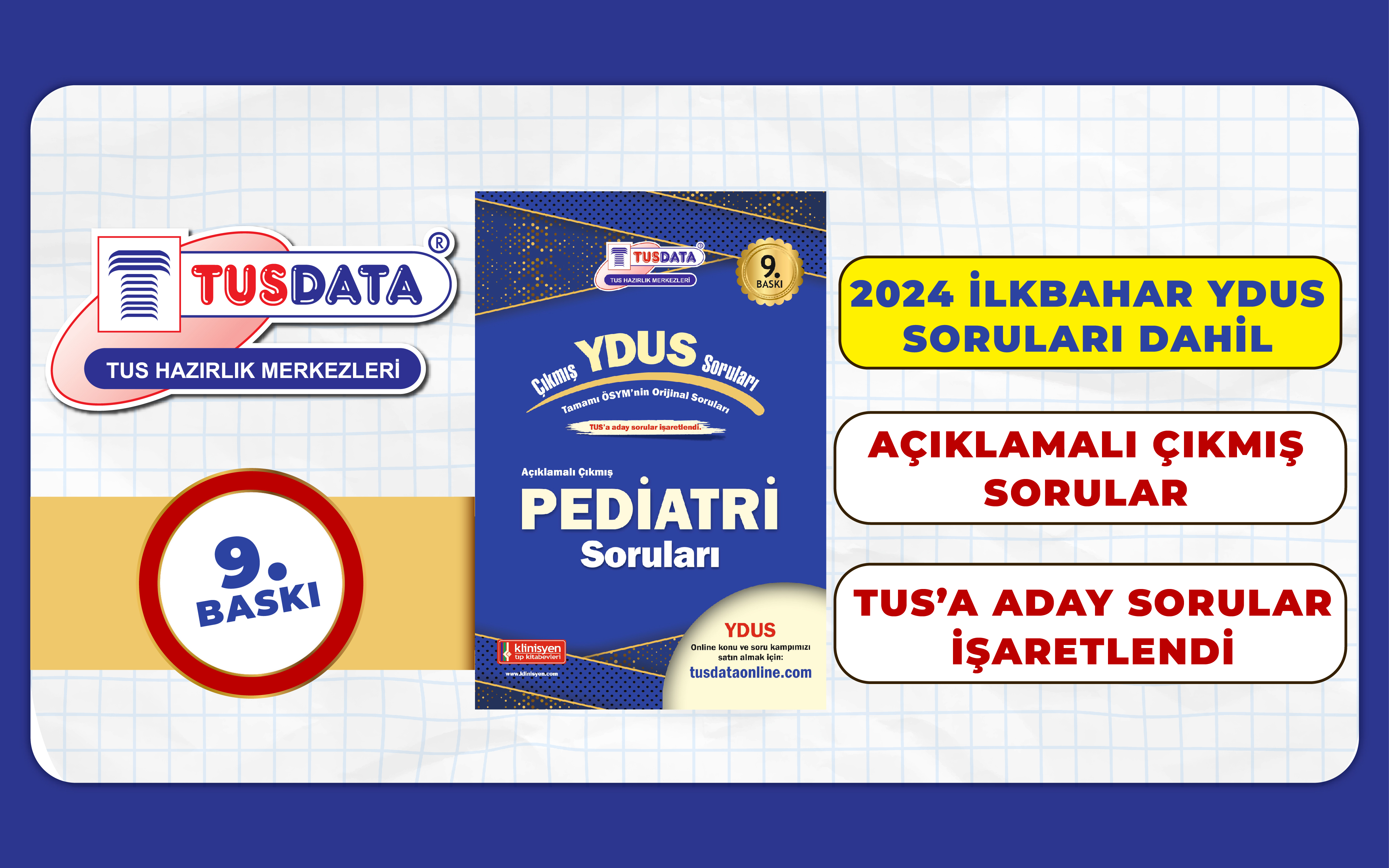 Çıkmış YDUS Pediatri Soruları 9. Baskı 