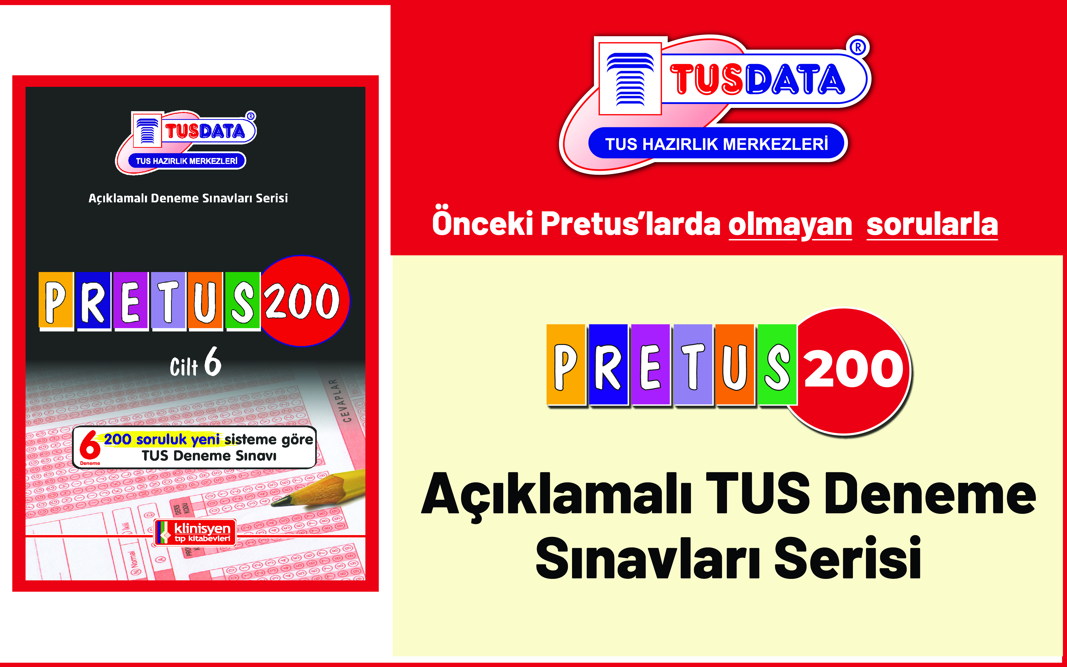 PERETUS200 Açıklamalı TUS Deneme Sınavları Serisi 6. Cilt 