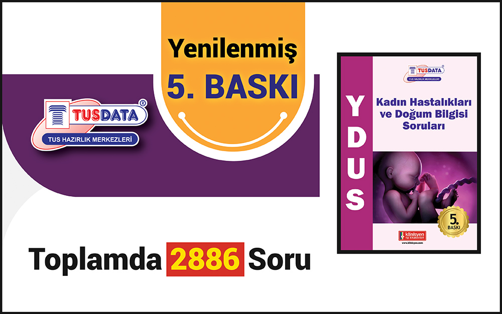 YDUS Kadın Hastalıkları ve Doğum Bilgisi Soruları Yenilenmiş 5. Baskı 