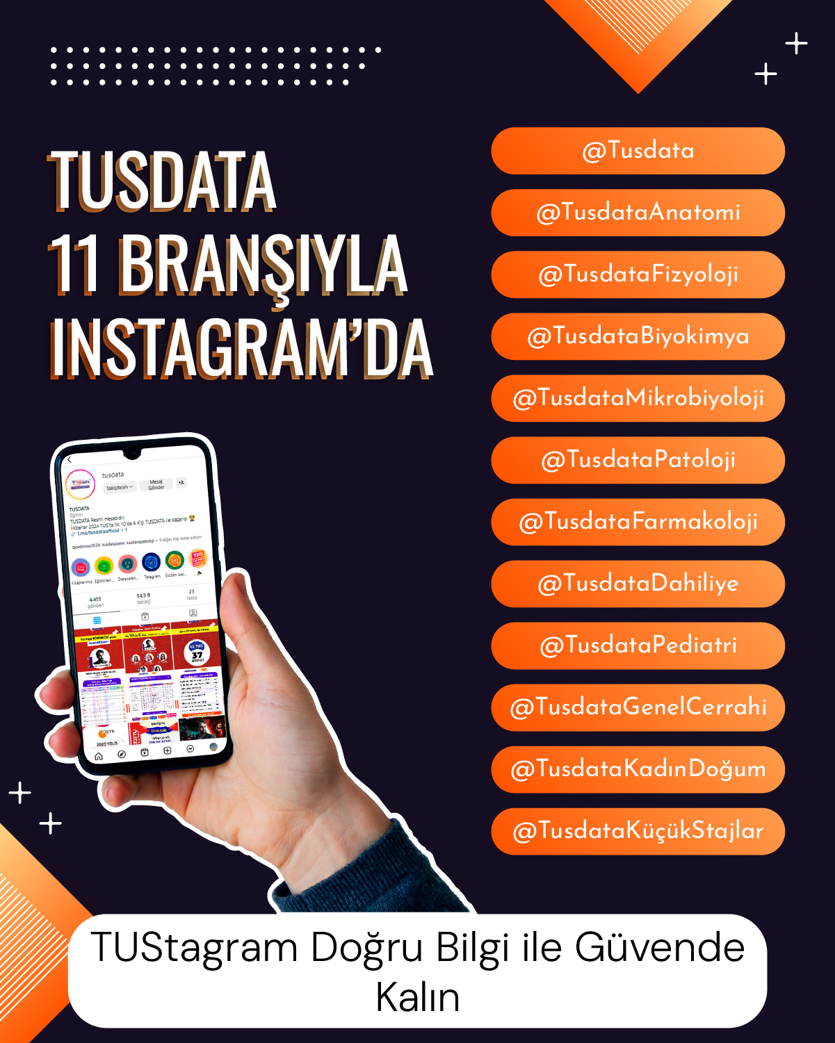 TUStagram Doğru Bilgi ile Güvende Kalın