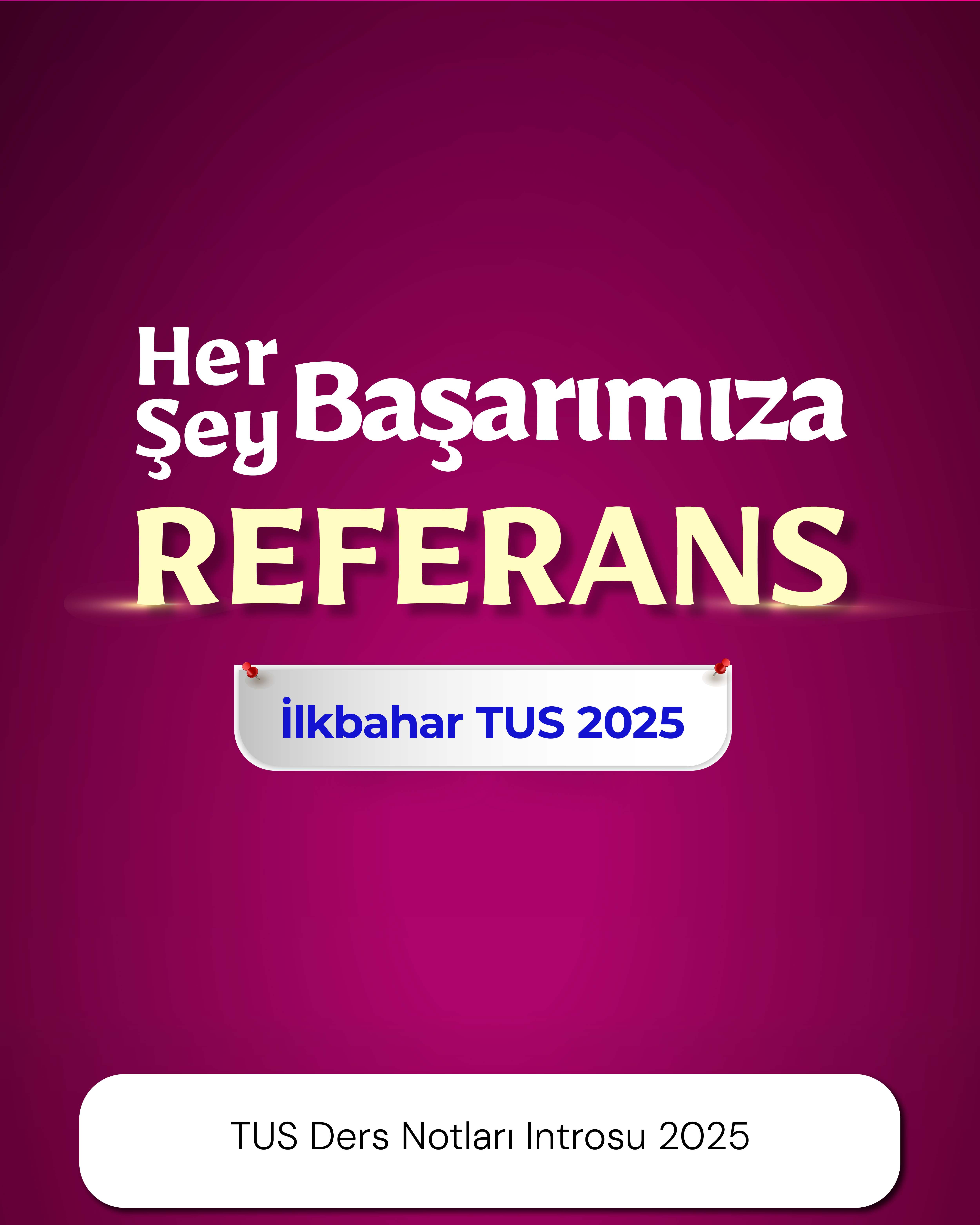 TUS Ders Notları Introsu 2024