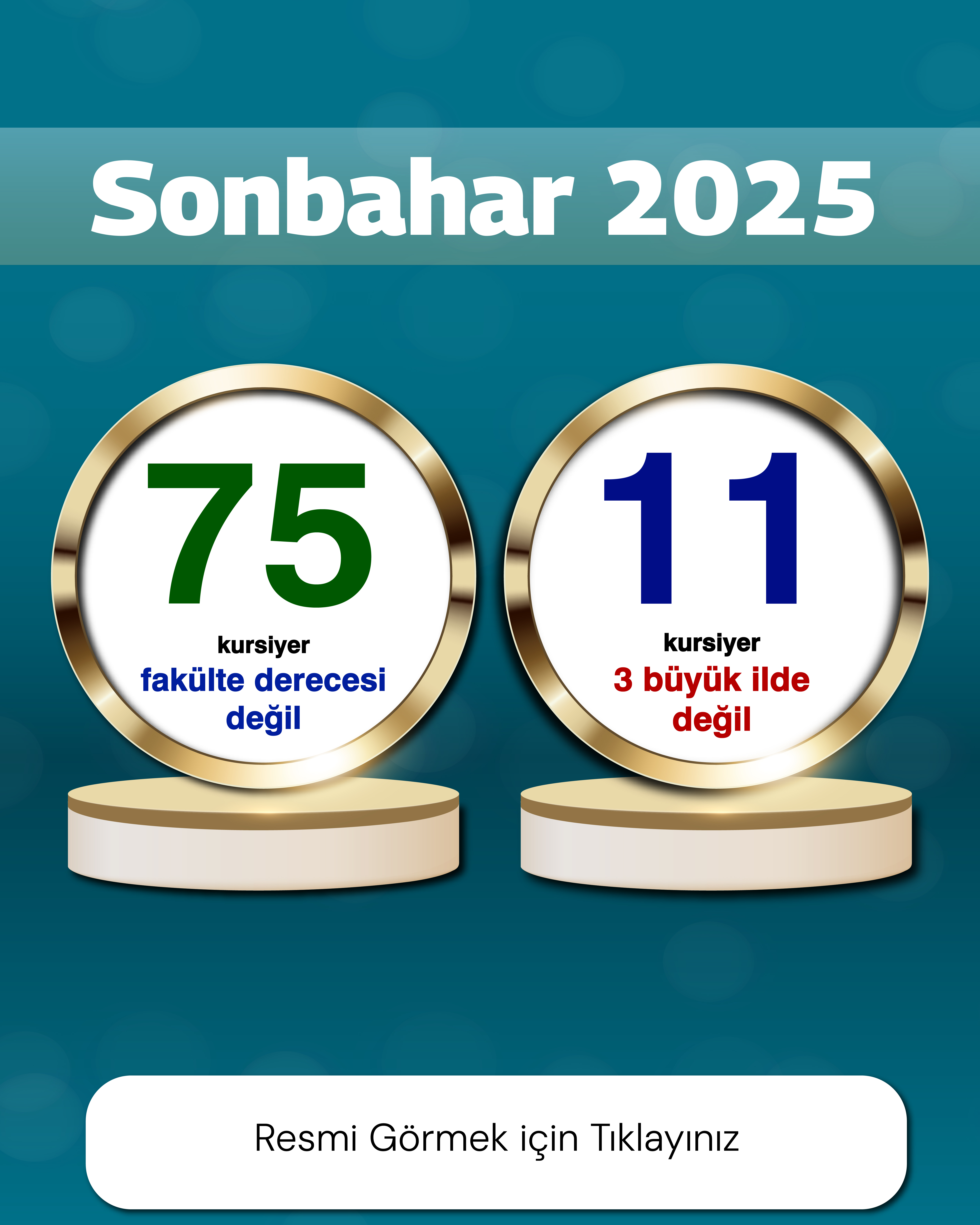 Sonbahar 2025'te
