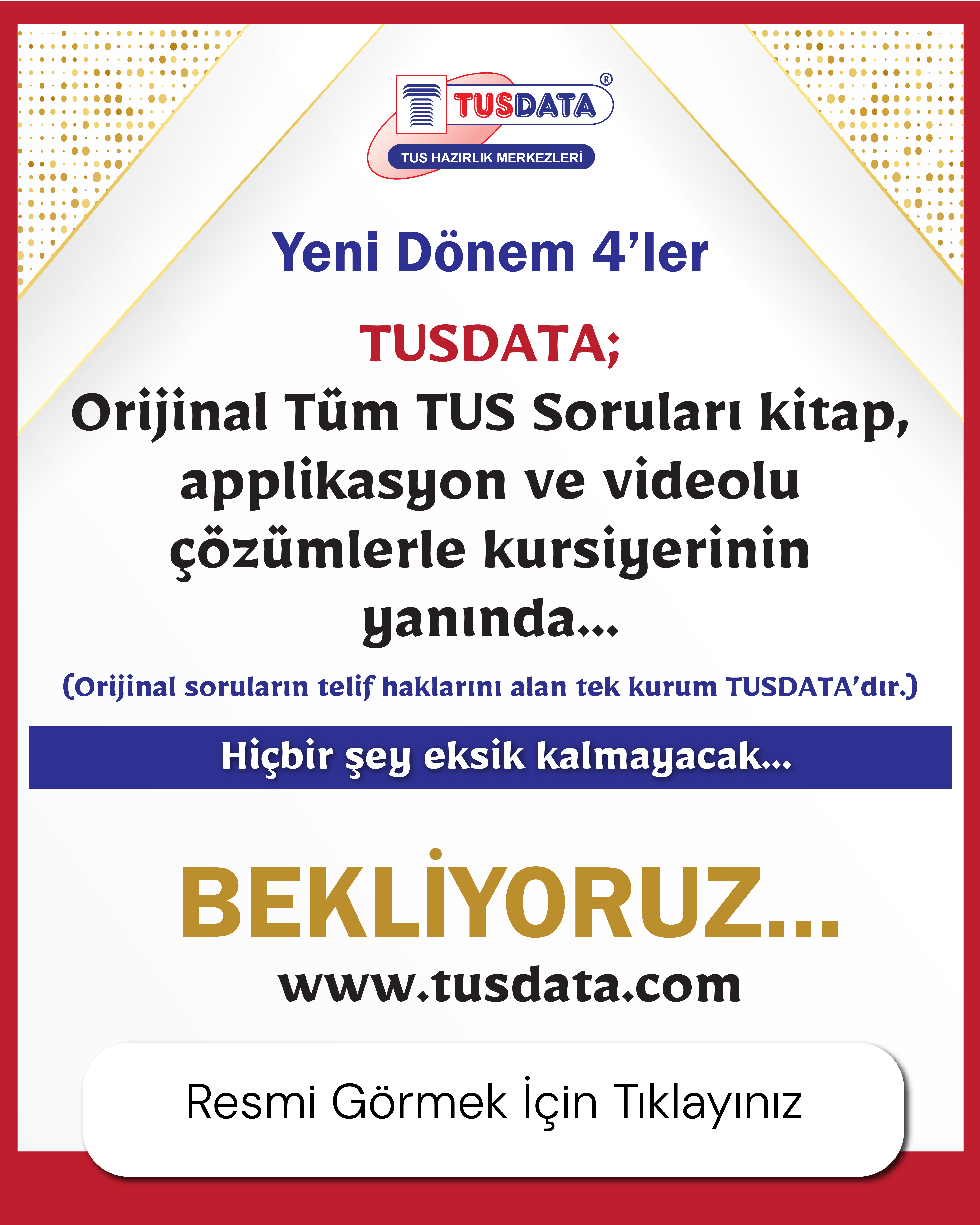 Yeni Dönem 4'ler Bekliyoruz