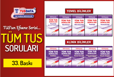 TUS’un Efsane Serisi TÜM TUS Soruları 33. Baskı !