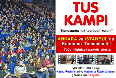 2016 Yaz Dönemi TUS Kampımız Ankara ve İstanbul'da Tamamlandı!