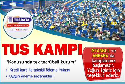 2018 Kış Dönemi TUS Kampı İstanbul ve Ankara'da...