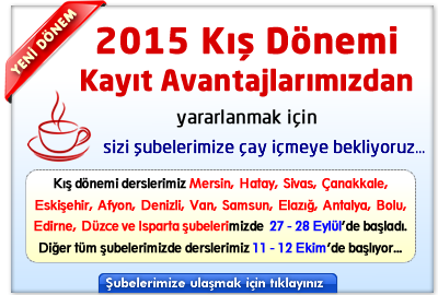 2015 Kış Dönemi Kayıt Avantajları