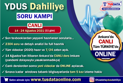 YDUS Dahiliye Soru Kampı Başlıyor!