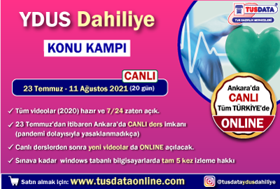 YDUS Dahiliye Konu Kampı Başlıyor!