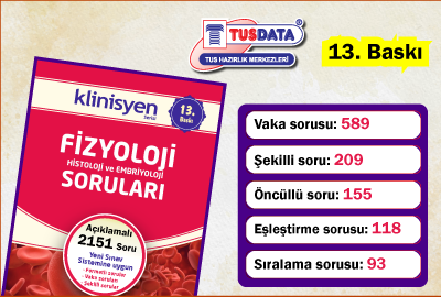 Fizyoloji Histoloji ve Embriyoloji Soruları 13. Baskı !