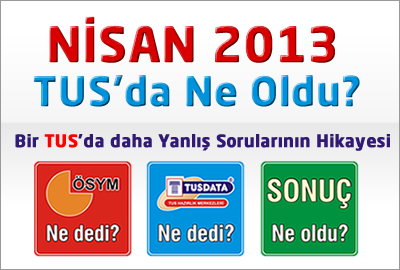 Nisan 2013 TUS'da Ne Oldu?