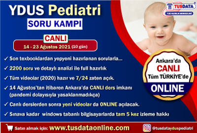 YDUS Pediatri Soru Kampı Başlıyor!