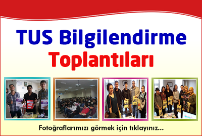 TUS Bilgilendirme Toplantılarımızdan Görüntüler
