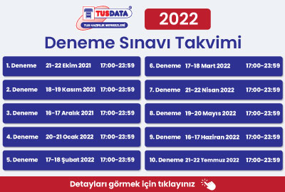 TUS Deneme Sınavı Takvimi Yayınlandı!