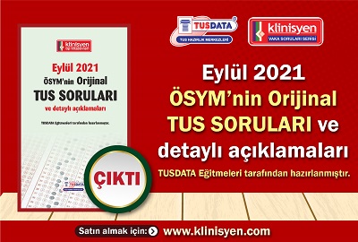 Eylül 2021 ÖSYM'nin Orijinal TUS Soruları !
