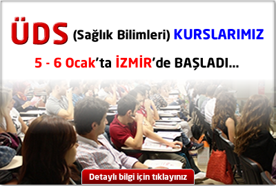 ÜDS Kurslarımız İzmir'de Başladı...