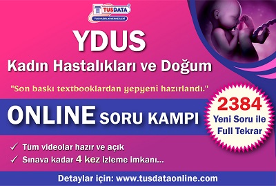 Online YDUS Kadın Hast. ve Doğum Soru Kampı Başlıyor!